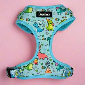 Adjustable Dog Harness - jurassic_party - pupclub Couture
