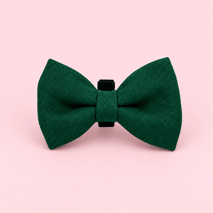 Dog Bow - Forest Green - Pupclub Couture