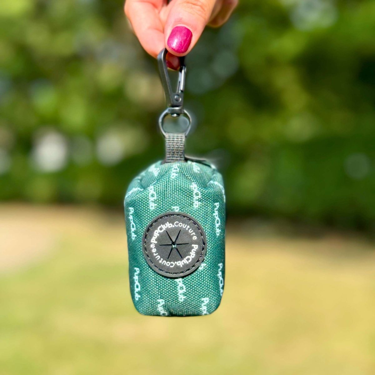 Dog Poo Bag Holder - Forest Green - Pupclub Couture