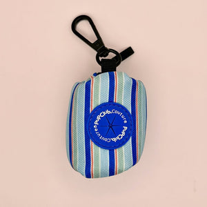 Poo Bag Holder - Sea Breeze Stripes - Pupclub Couture