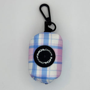 Poo Bag Holder - Pink Tartan - Pupclub Couture