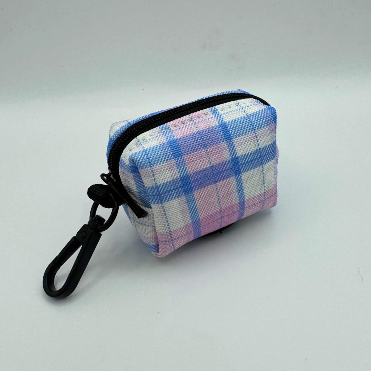 Poo Bag Holder - Pink Tartan - Pupclub Couture