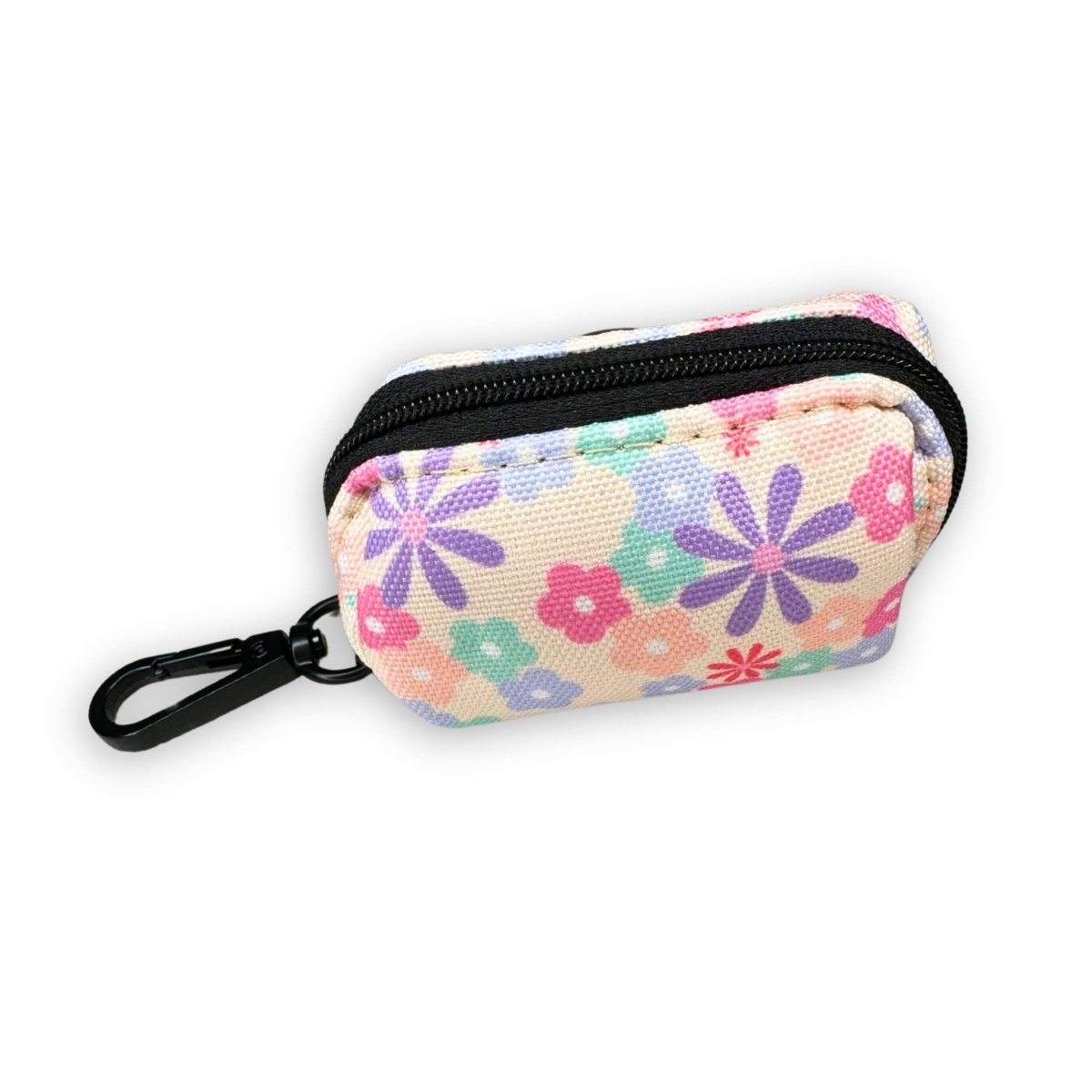 poo bag holder pretty petals side - pupclub couture