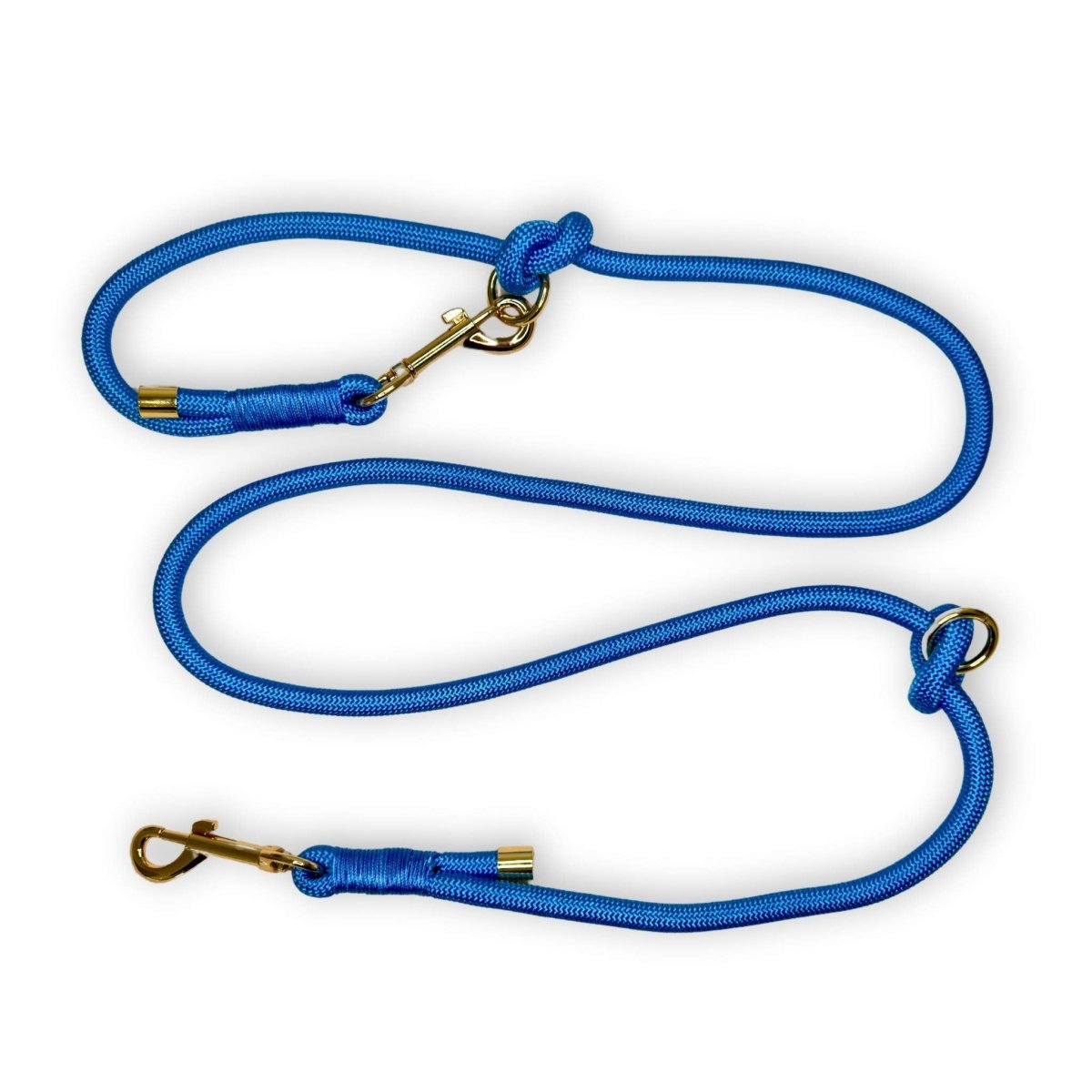 5ft Blue rope lead - PupClub Couture