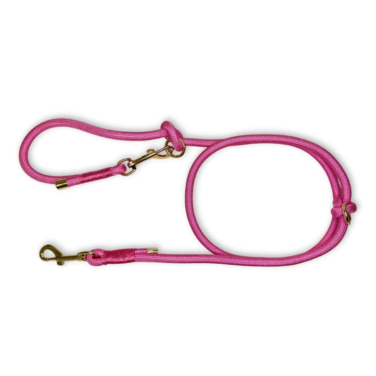 5ft Pink rope lead - PupClub Couture