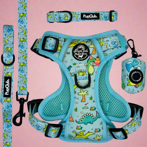 Rugged Rover Dog Harness Bundle - Jurassic Party - Pupclub Couture