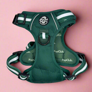 Rugged Rover Dog Harness - Forest Green - Pupclub Couture