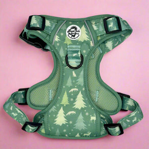 Rugged Rover Dog Harness - Evergreen Trails - Pupclub Couture