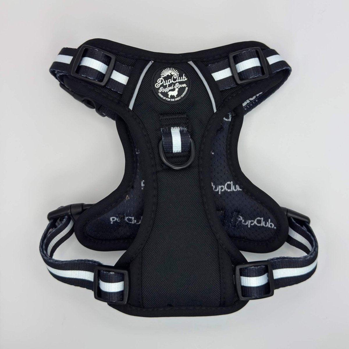Rugged Rover™ No Pull Dog Harness - Midnight Black - PupClub Couture