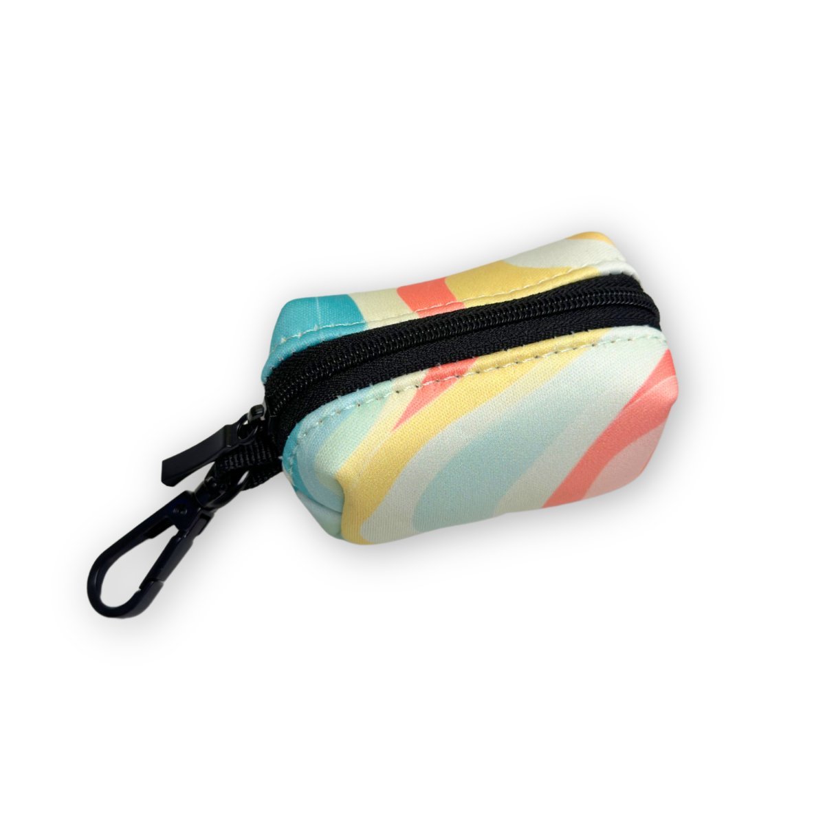 Poo Bag Holder - Pastel Waves side