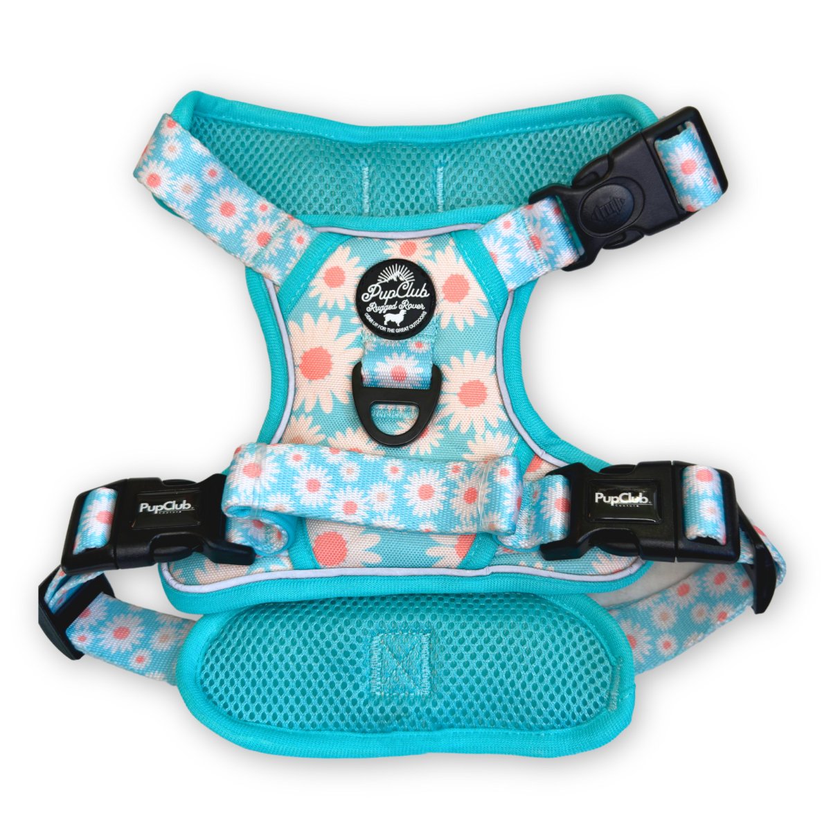 Rugged Rover Harness - Pastel Daisy back