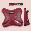 Puppy Harnss Bundle - Berry Red - Pupclub Couture