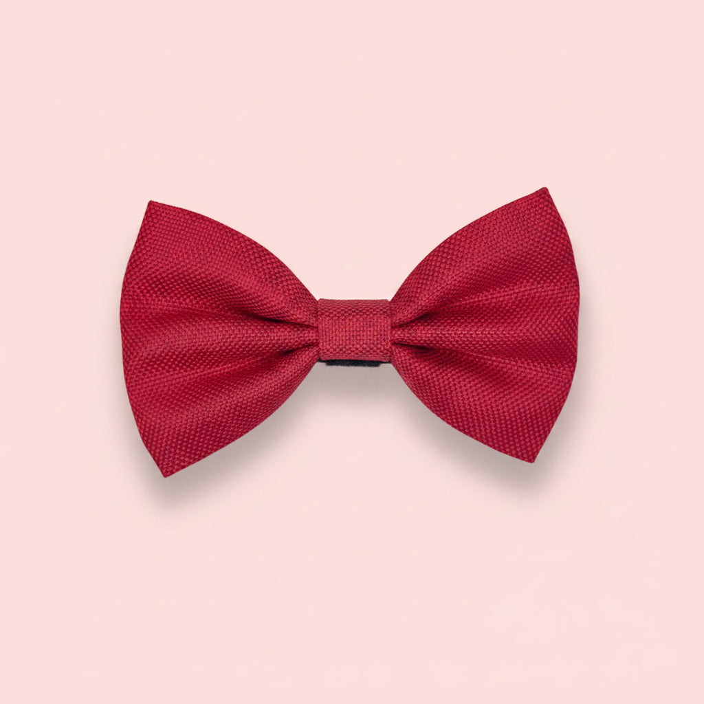 Dog Bow - Berry Red - Pupclub Couture