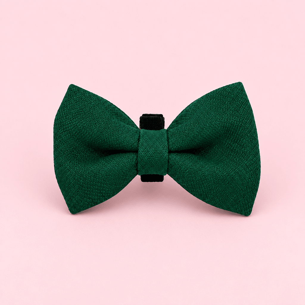 Dog Bow - Forest Green - Pupclub Couture