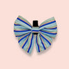 Dog Bow - Sea Breeze Stripes - Pupclub_couture