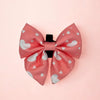 Dog Bows - Peachy Hearts - Pupclub Couture