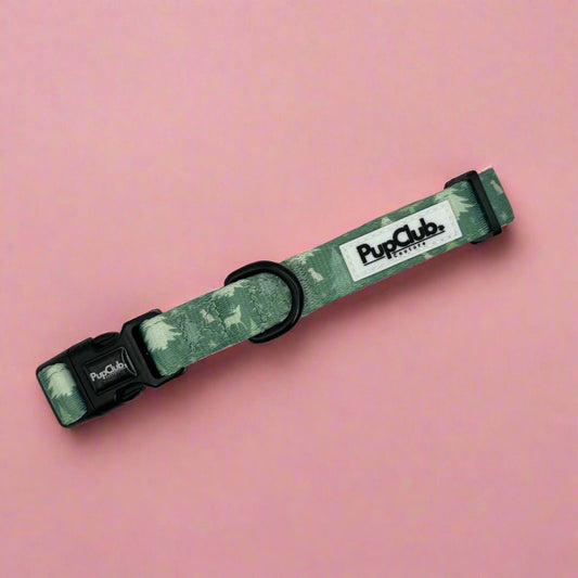 Dog Collar - Evergreen Trails - Pupclub Couture