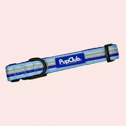 Dog Collar - Sea Breeze Stripes - PupClub Couture