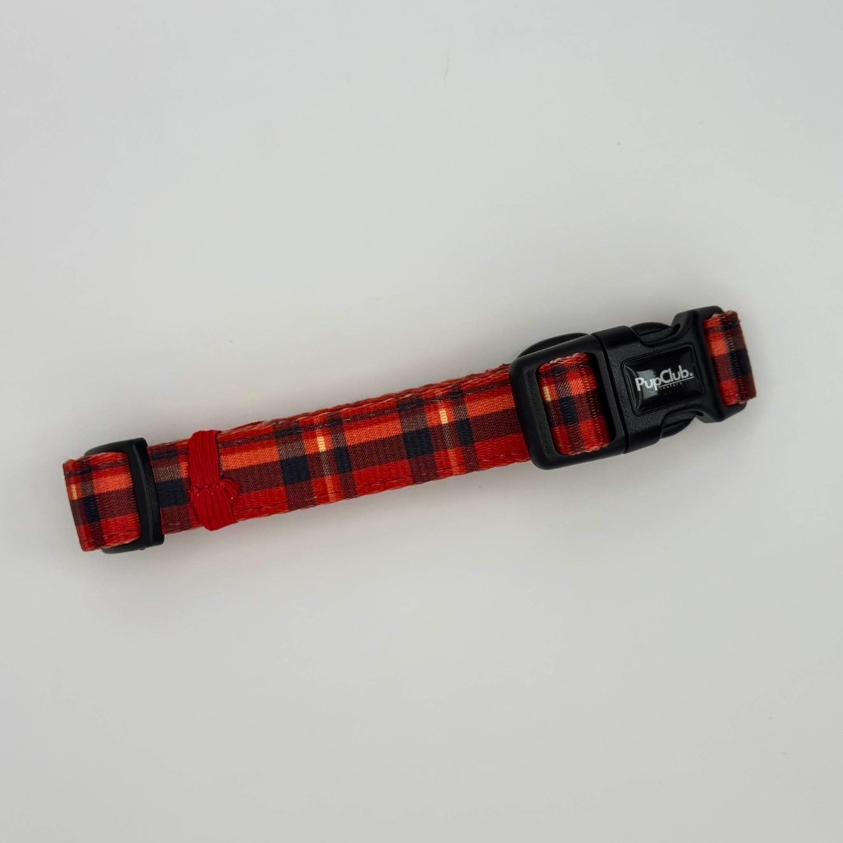 Dog Collar - Red Tartan - Pupclub Couture