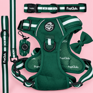 Dog Harness Bundle - Forest Green - Pupclub Couture