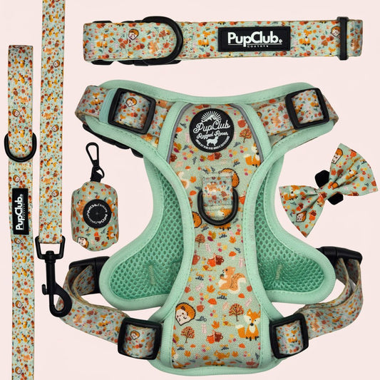 Rugged Rover Dog Harness Bundle - Woodland Friends - Pupclub Couture