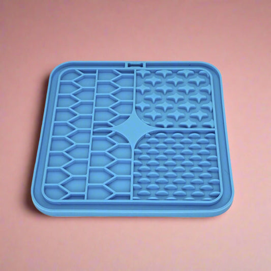 Dog Lick Mat - Blue - PupClub Couture