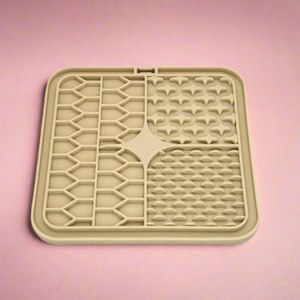 Dog Lick Mat - Cream - PupClub Couture