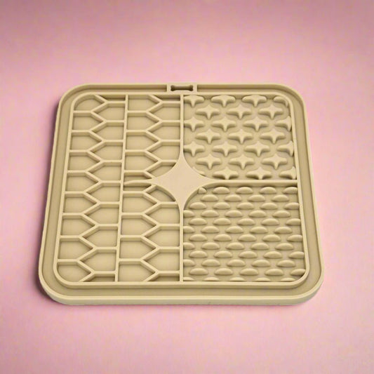 Dog Lick Mat - Cream - PupClub Couture