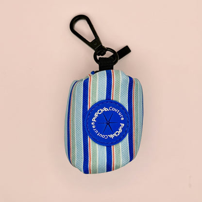 Poo Bag Holder - Sea Breeze Stripes - Pupclub Couture