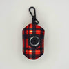 Poo Bag Holder - Red Tartan - Pupclub Couture