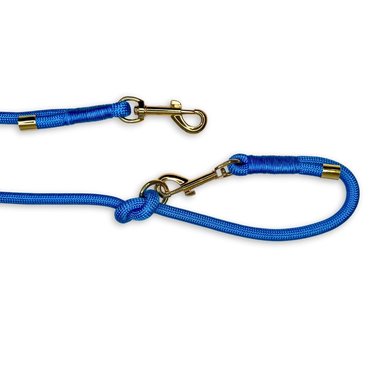 Best Lead Blue Ribbon 5ft Rope Lead - Blue - PupClub Couture