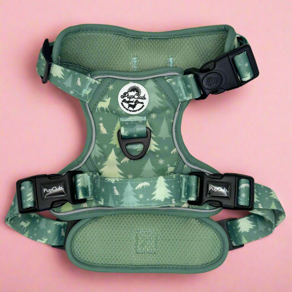 Rugged Rover Dog Harness - Evergreen Trails - Pupclub Couture