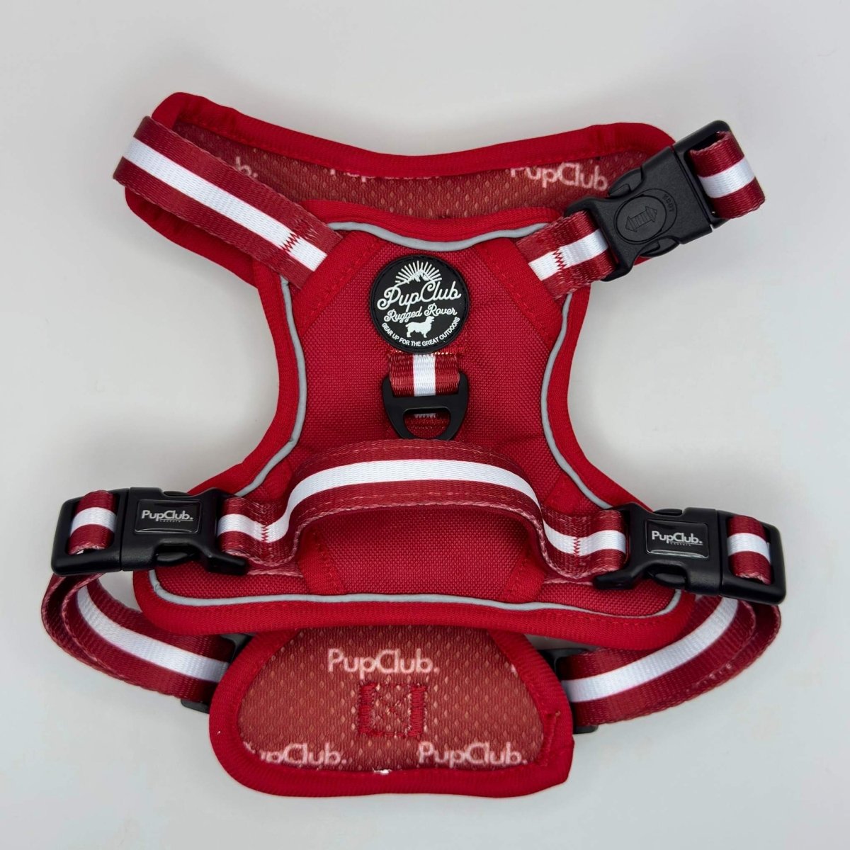 Rugged Rover Dog Harness - Berry Red - Pupclub Couture