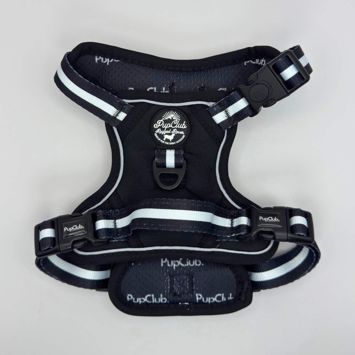 Rugged Rover™ No Pull Dog Harness - Midnight Black - PupClub Couture